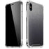 Brushed Steel Texture iPhone XS Max Clear Case