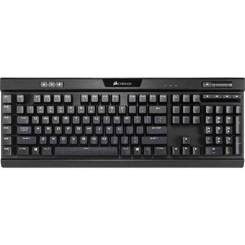 Specialty Vinyl Brushed Steel Texture K95 RGB PLATINUM Mechanical Gaming Keyboard Skin