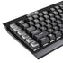 Specialty Vinyl Brushed Steel Texture K95 RGB PLATINUM Mechanical Gaming Keyboard Skin