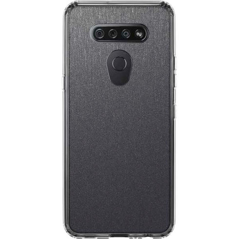 Brushed Steel Texture LG K51/Q51 Clear Case