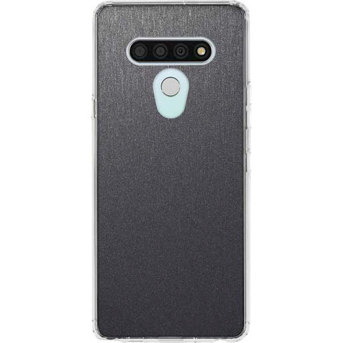 Brushed Steel Texture LG Stylo 6 Clear Case