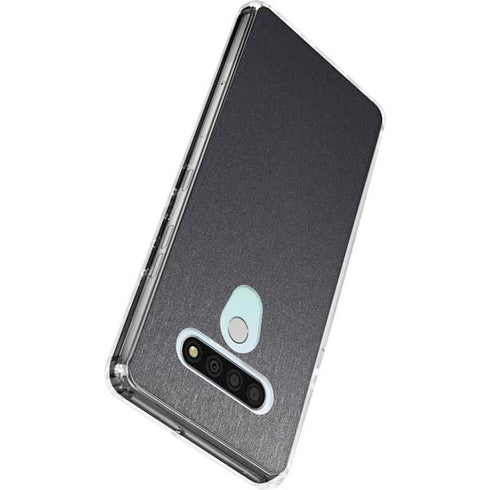 Brushed Steel Texture LG Stylo 6 Clear Case
