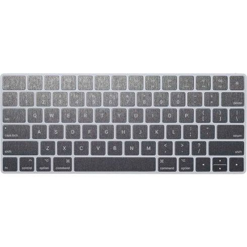 Specialty Vinyl Brushed Steel Texture Magic Keyboard Skin