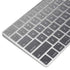 Specialty Vinyl Brushed Steel Texture Magic Keyboard Skin