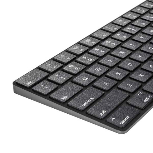 Specialty Vinyl Brushed Steel Texture Magic Keyboard with Numeric Keypad Skin