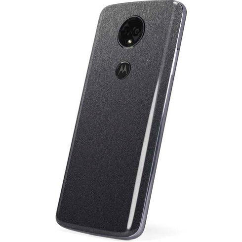 Specialty Vinyl Brushed Steel Texture Moto E5 Plus Skin