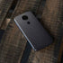 Specialty Vinyl Brushed Steel Texture Moto E5 Plus Skin