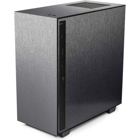 Specialty Vinyl Brushed Steel Texture NZXT H510 Compact ATX Mid-Tower Case Skin