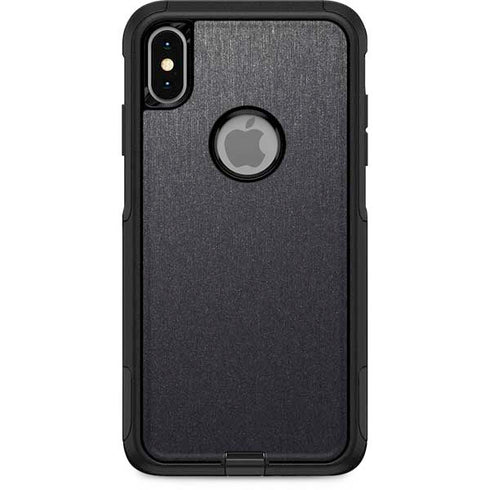 Specialty Vinyl Brushed Steel Texture Otterbox Commuter iPhone Skin