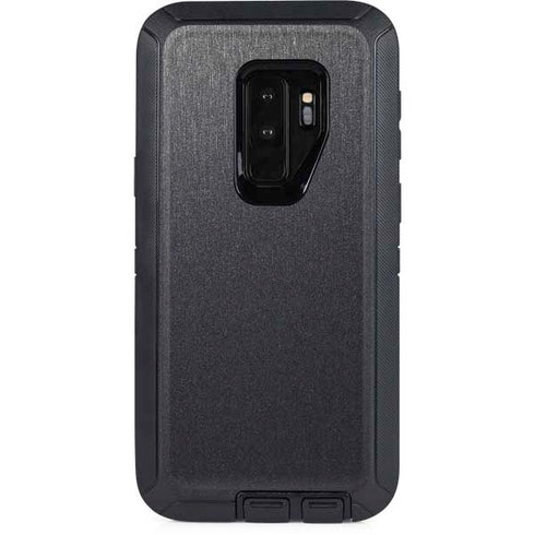 Specialty Vinyl Brushed Steel Texture Otterbox Defender Galaxy Skin