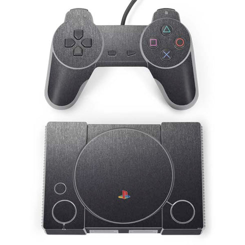Specialty Vinyl Brushed Steel Texture PlayStation Classic Bundle Skin