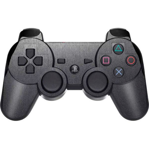 Specialty Vinyl Brushed Steel Texture PS3 Dual Shock wireless controller Skin