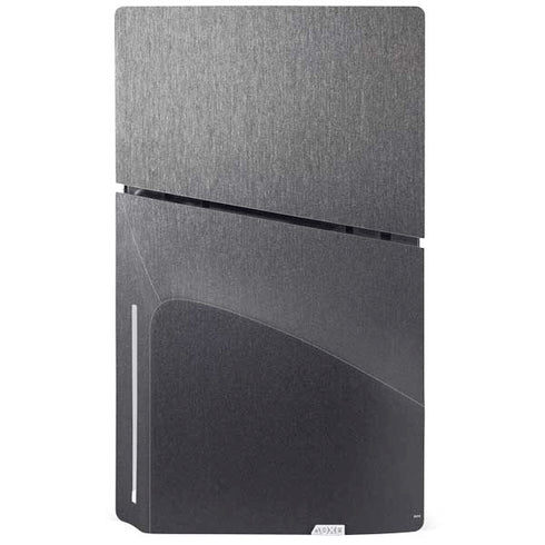 Brushed Steel Texture PS5 Slim Disk Console Skin