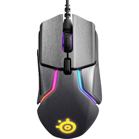 Specialty Vinyl Brushed Steel Texture SteelSeries Rival 600 Gaming Mouse Skin