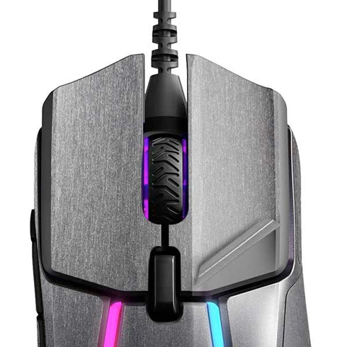 Specialty Vinyl Brushed Steel Texture SteelSeries Rival 600 Gaming Mouse Skin