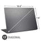 Specialty Vinyl Brushed Steel Texture Universal Laptop 13in (10.6 x 7.6in) Skin