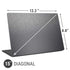 Specialty Vinyl Brushed Steel Texture Universal Laptop 15in (12.2 x 8.8in) Skin