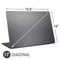 Specialty Vinyl Brushed Steel Texture Universal Laptop 17in (13.8 x 10in) Skin