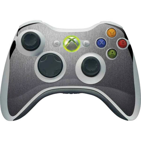 Specialty Vinyl Brushed Steel Texture Xbox 360 Wireless Controller Skin