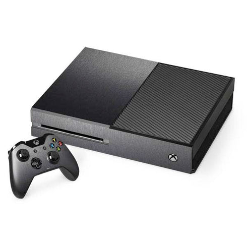 Specialty Vinyl Brushed Steel Texture Xbox One Console and Controller Bundle Skin