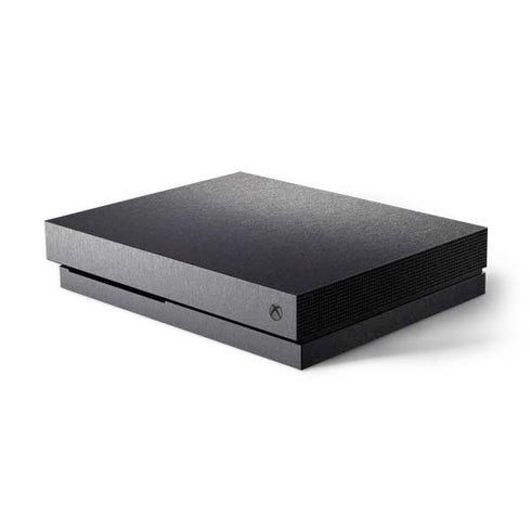 Specialty Vinyl Brushed Steel Texture Xbox One X Console Skin