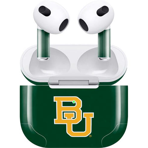 Baylor University BU - Green Apple AirPods (3rd Gen 2021) Skin