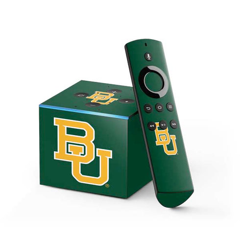 Baylor University BU - Green Fire TV Cube Skin