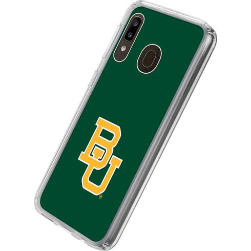 Baylor University BU - Green Galaxy A20 Clear Case