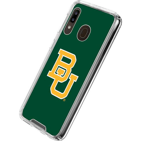 Baylor University BU - Green Galaxy A30 Clear Case