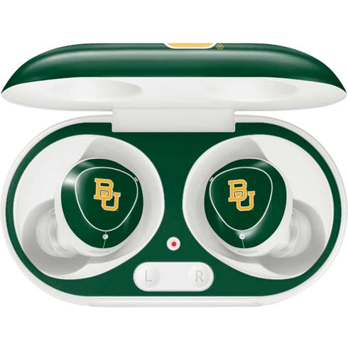 Baylor University BU - Green Galaxy Buds Plus Skin