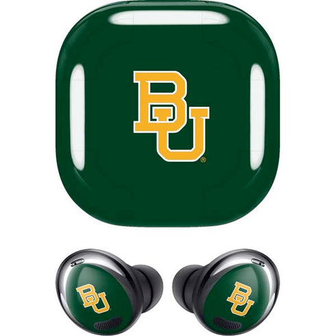 Baylor University BU - Green Galaxy Buds Pro Skin