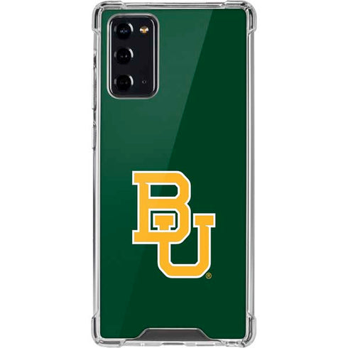 Baylor University BU - Green Galaxy Note20 5G Clear Case