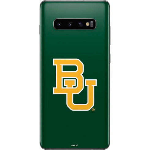 Baylor University BU - Green Galaxy S10 Plus Skin