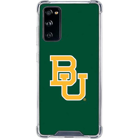 Baylor University BU - Green Galaxy S20 FE Clear Case