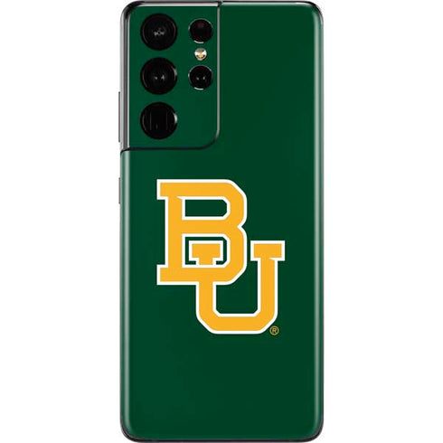 Baylor University BU - Green Galaxy S21 Ultra 5G Skin
