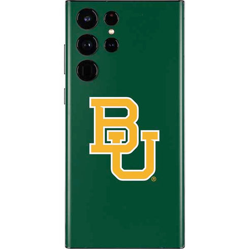 Baylor University BU - Green Galaxy S22 Ultra Skin