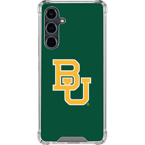Baylor University BU - Green Galaxy S23 FE Clear Case