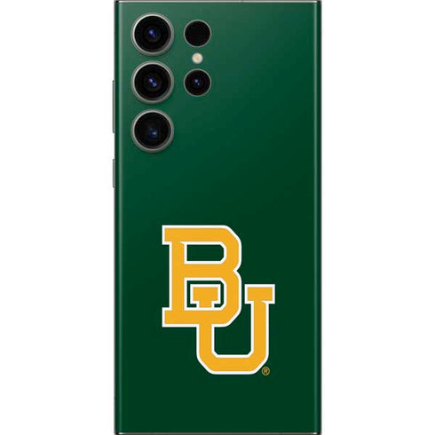 Baylor University BU - Green Galaxy S23 Ultra Skin
