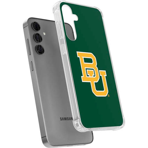 Baylor University BU - Green Galaxy S24 Plus Clear Case