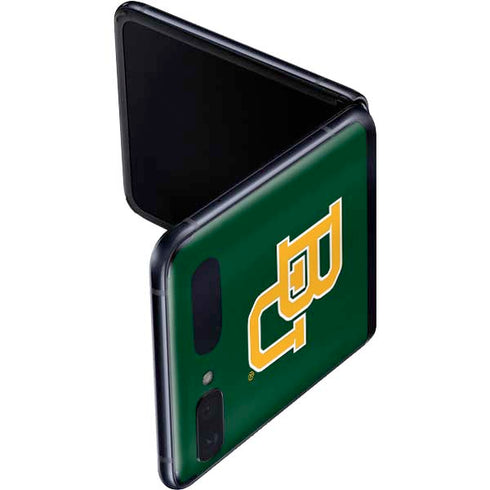 Baylor University BU - Green Galaxy Z Flip Skin