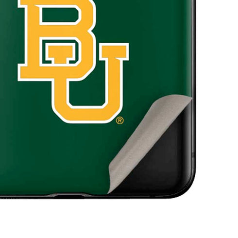 Baylor University BU - Green Galaxy Z Flip Skin