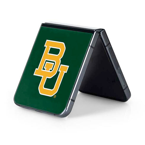 Baylor University BU - Green Galaxy Z Flip5 5G Skin