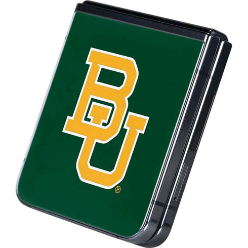 Baylor University BU - Green Galaxy Z Flip5 5G Skin