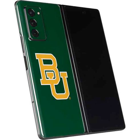 Baylor University BU - Green Galaxy Z Fold2 5G Skin