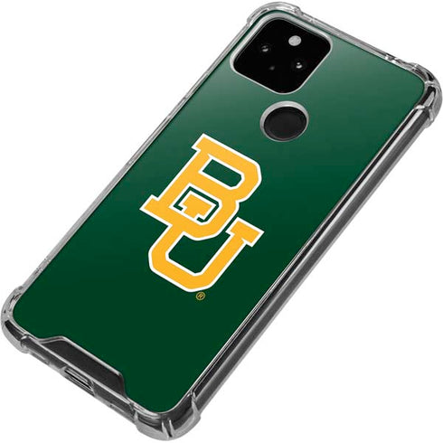 Baylor University BU - Green Google Pixel 5a 5G Clear Case