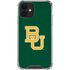 Baylor University BU - Green iPhone 12 Clear Case