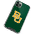Baylor University BU - Green iPhone 12 Pro Clear Case