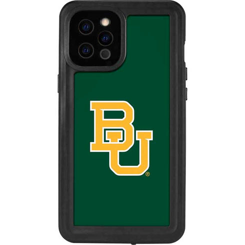 Baylor University BU - Green iPhone 12 Pro Max Waterproof Case