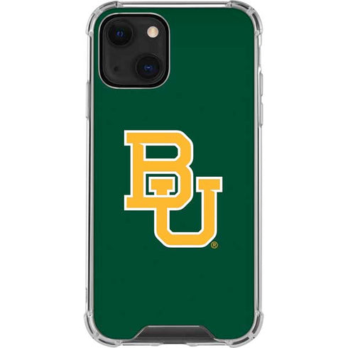 Baylor University BU - Green iPhone 14 Plus Clear Case