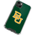 Baylor University BU - Green iPhone 14 Plus Clear Case